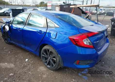 2020 Honda Civic Sport from USA, damaged, VIN 2HGFC2F82LH571792